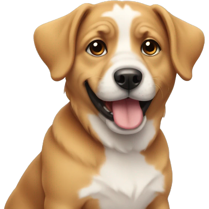 Cute dog emoji