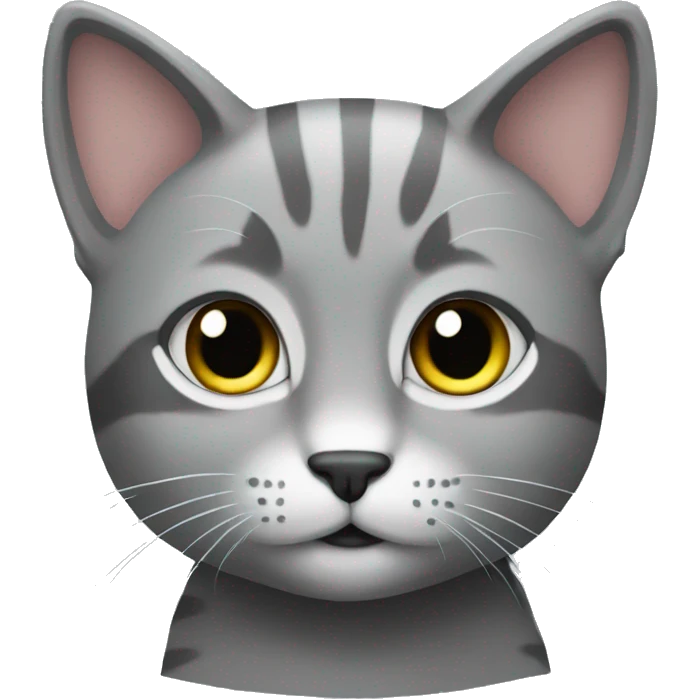 grey small cat emoji