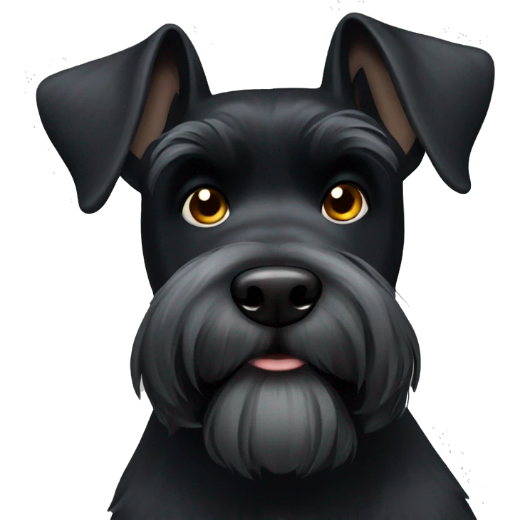 Black Schnauzer emoji