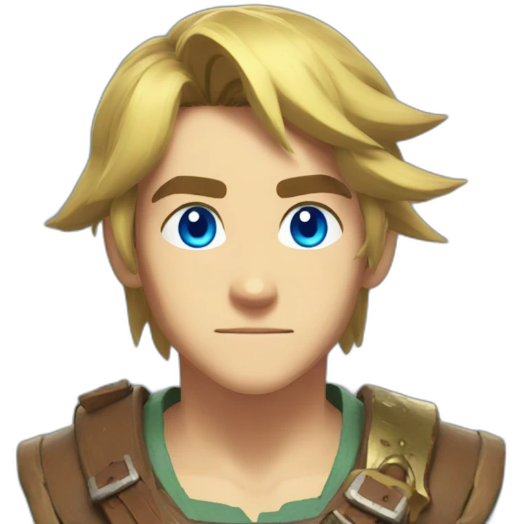 Link breath of the wild blue eyes emoji