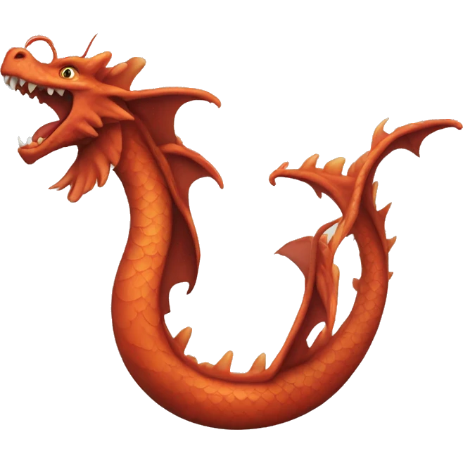 dragon's tail emoji