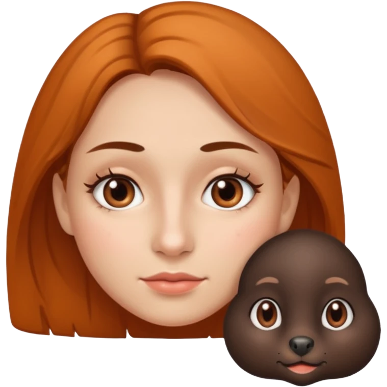 yüzünde meni olan kadın emoji