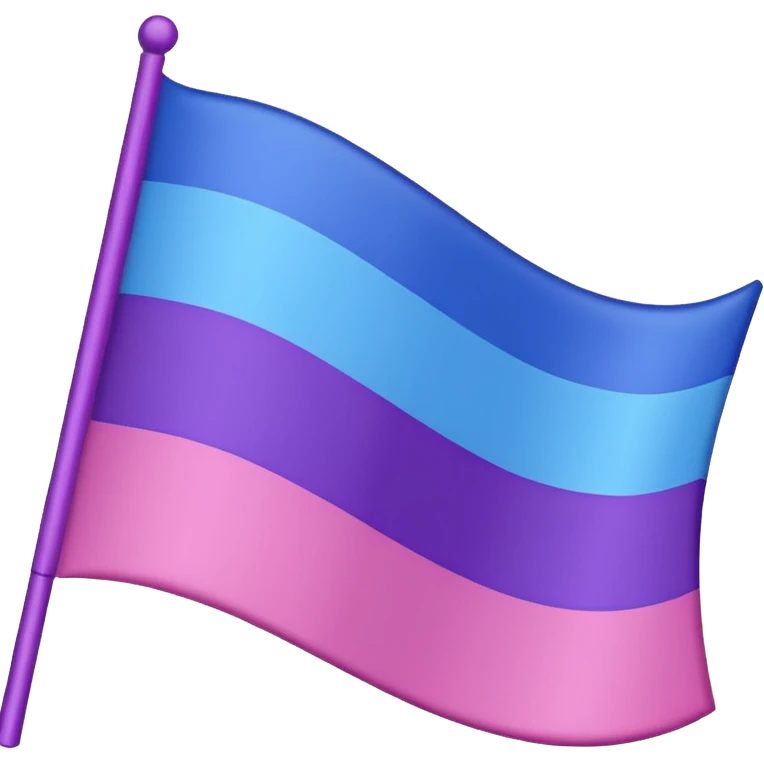 Bi flag emoji
