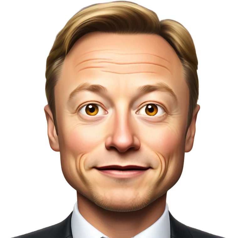 Christian Lindner küsst Elon Musk emoji