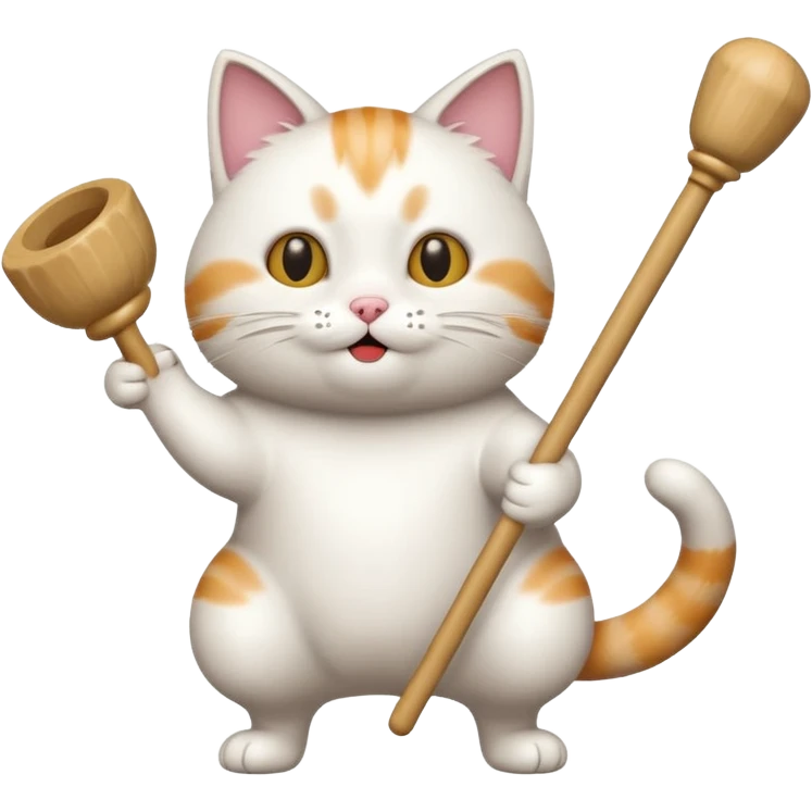 кот с вантузом танцует emoji