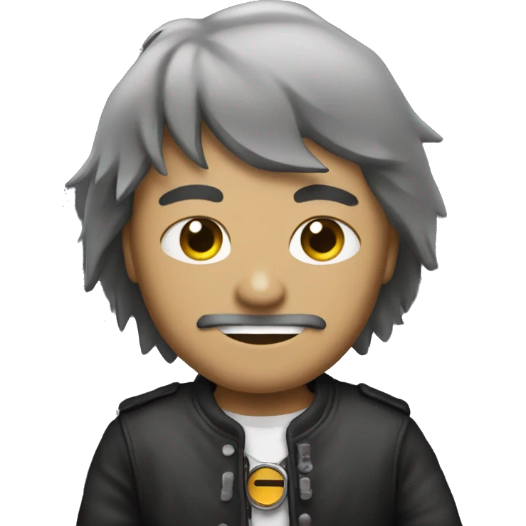 rock star with geomungo emoji