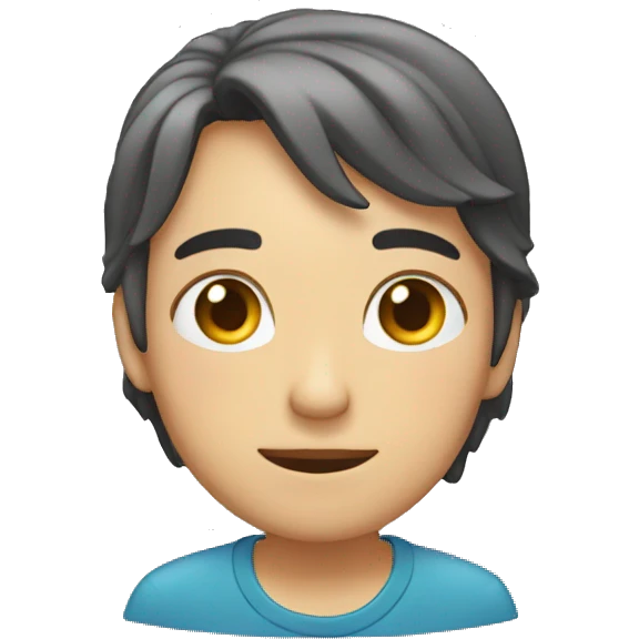 Carita feliz y triste  emoji