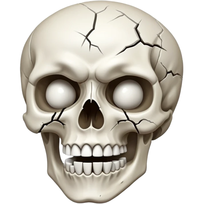 Skull in eternal anguish and pain  emoji