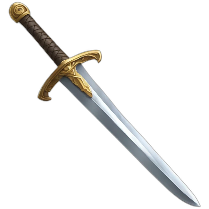 beautiful incredible sword emoji