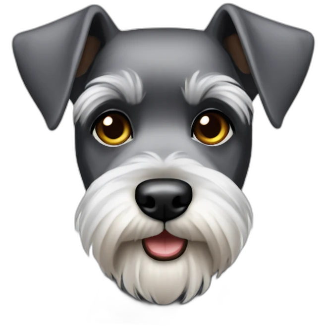 miniature schnauzer emoji