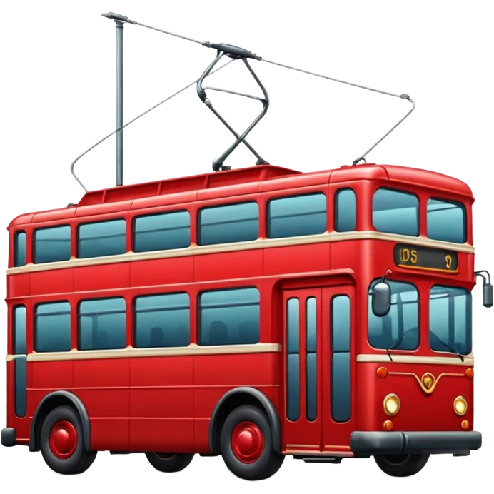 trolleybus emoji