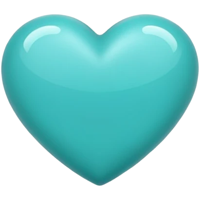 turquoise heart emoji