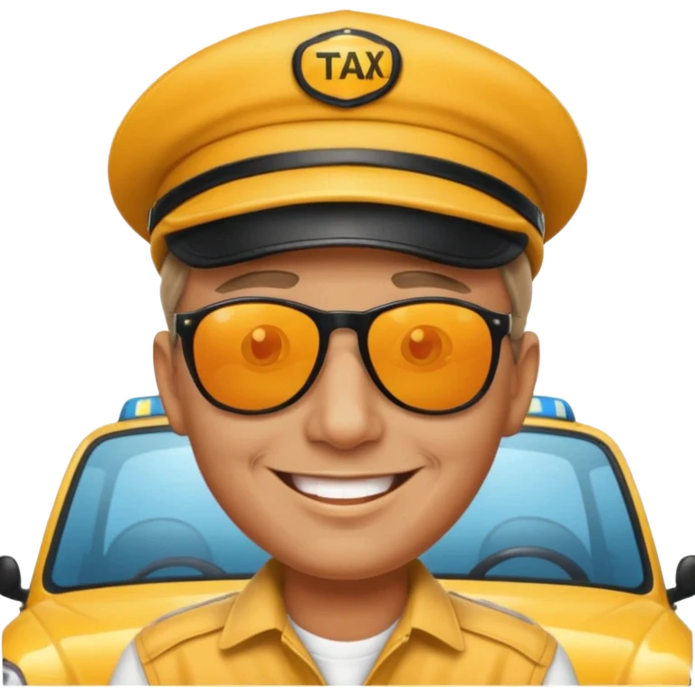 taxi driver emoji