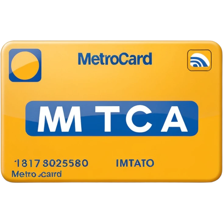 Metrocard NY emoji