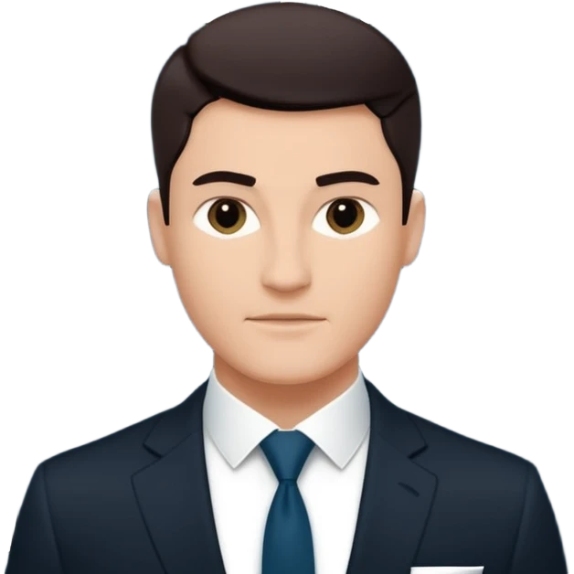 business magazine cover inspired by Forbes, with a strong masculine aesthetic. emoji