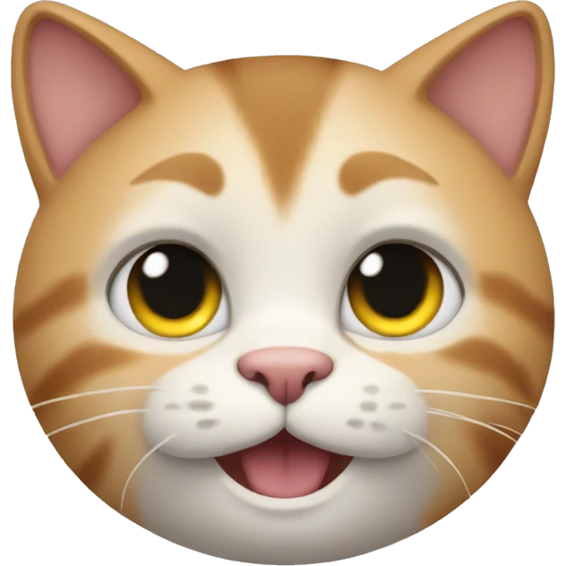 Cat with finger emoji