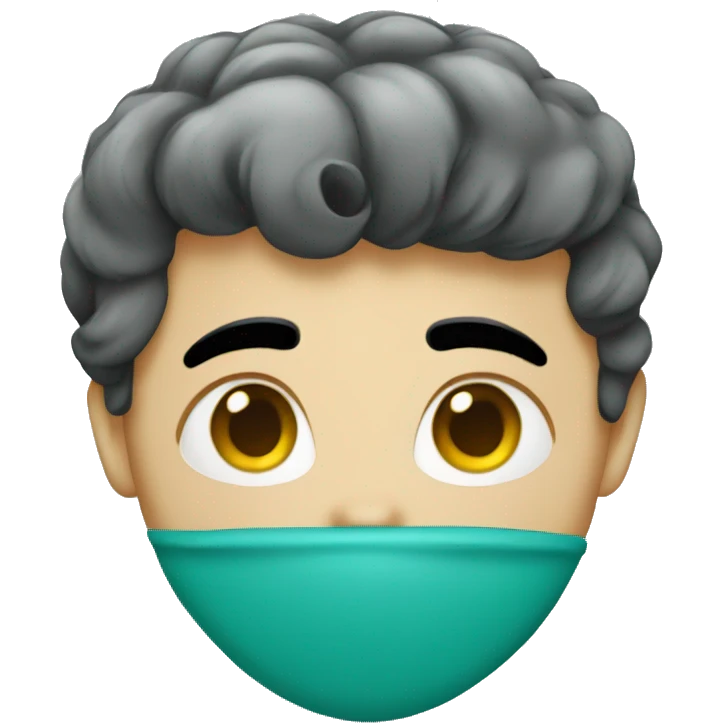Teal heart emoji