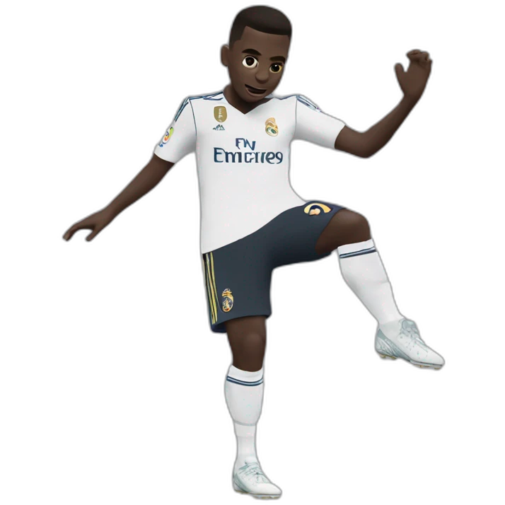 hiperrealist vinicius junior real madrid dancing emoji