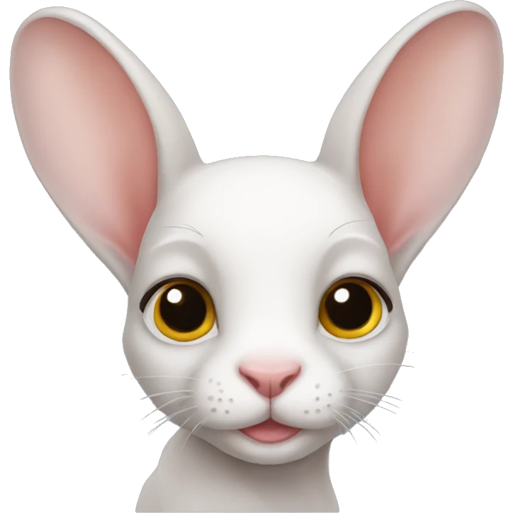 hairless rabbit emoji
