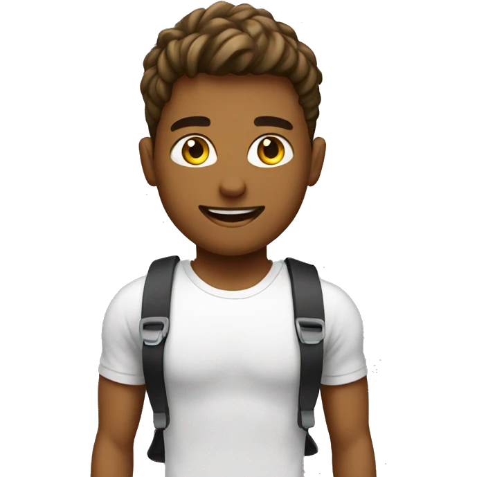 student in fitness emoji