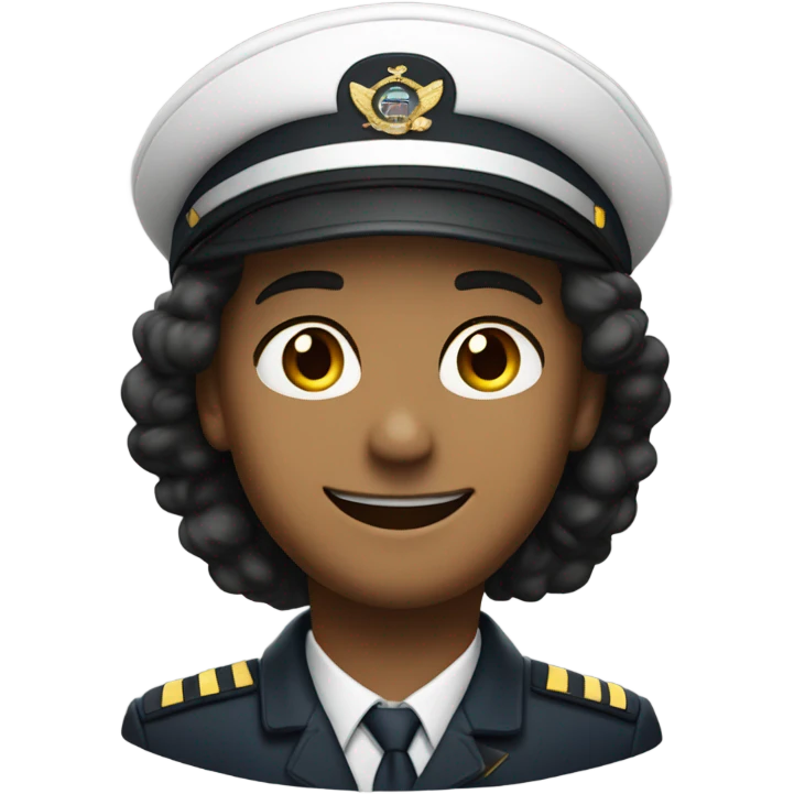 Pilot smiling emoji