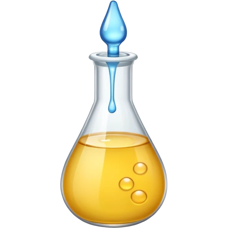 Glass dropper emoji