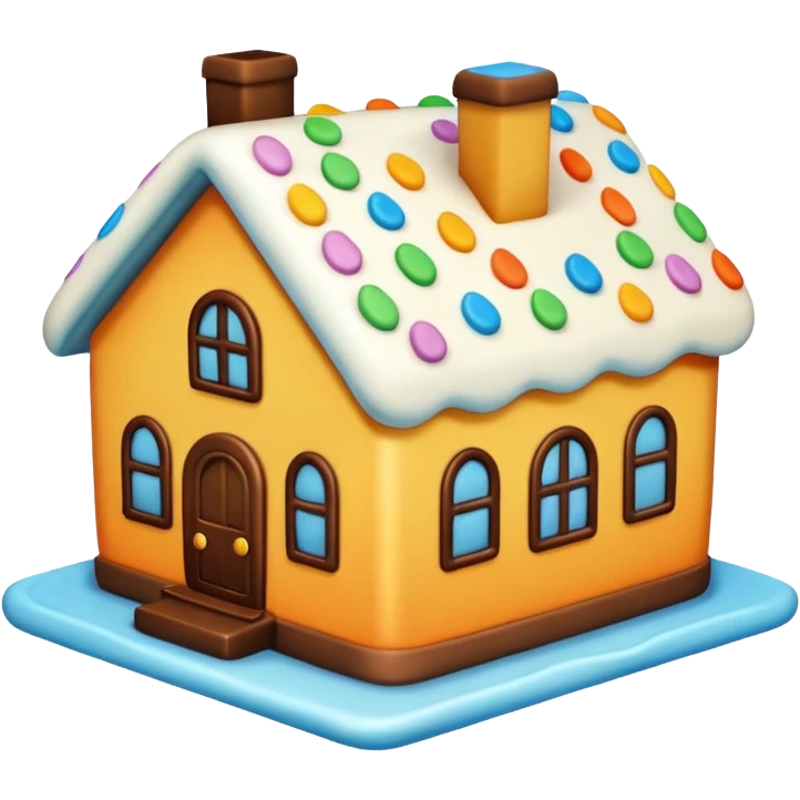 a house shaped cake emoji
