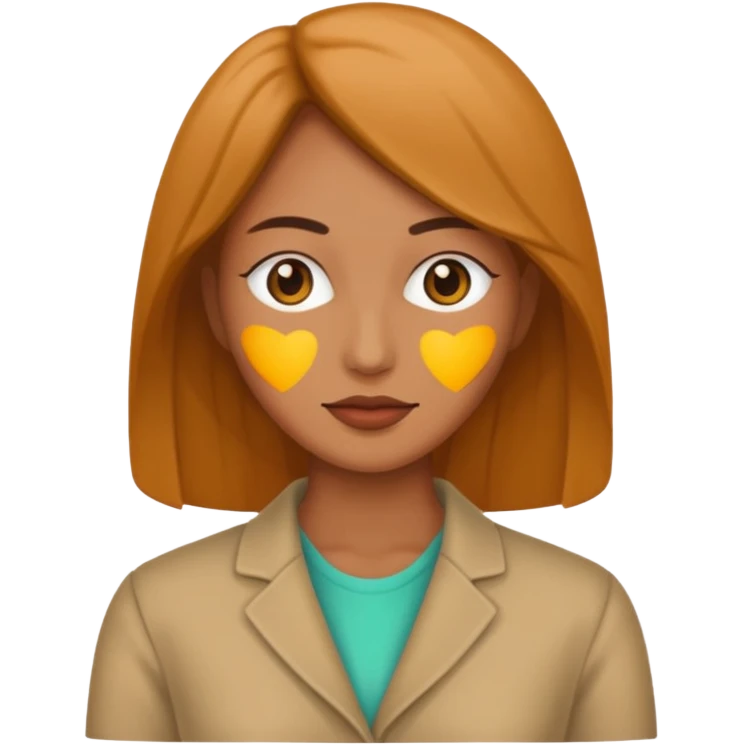 a woman without facial features emoji