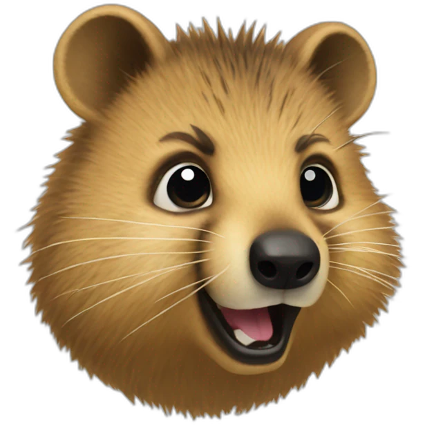 Angry quokka emoji