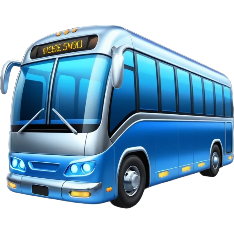 futuristic bus emoji