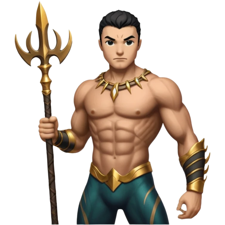 Namor from Black Panther 2, holding trident emoji