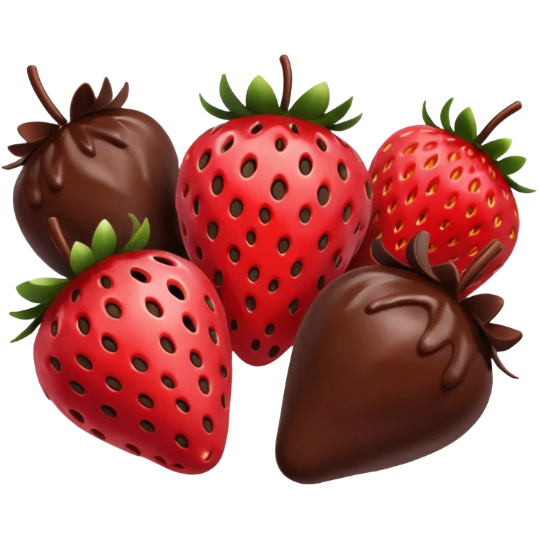 chocolate covered fruit emoji