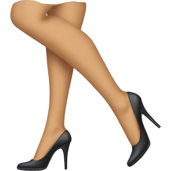 legs with high heels emoji