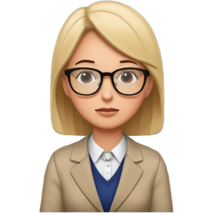 exhausted teacher in a bustling classroom emoji