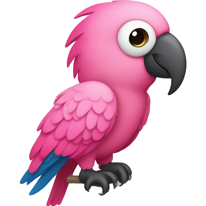 pink parrot  emoji