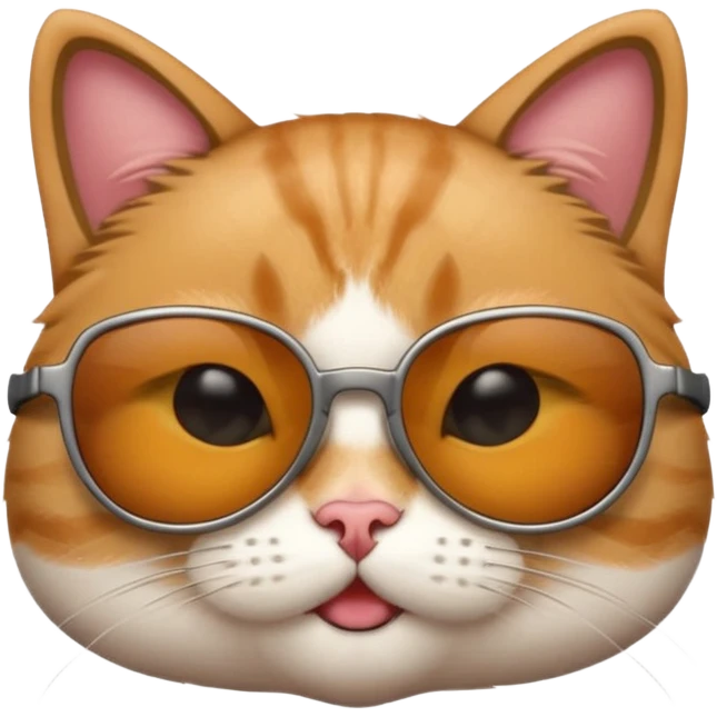 Cat wearing sunglasses emoji