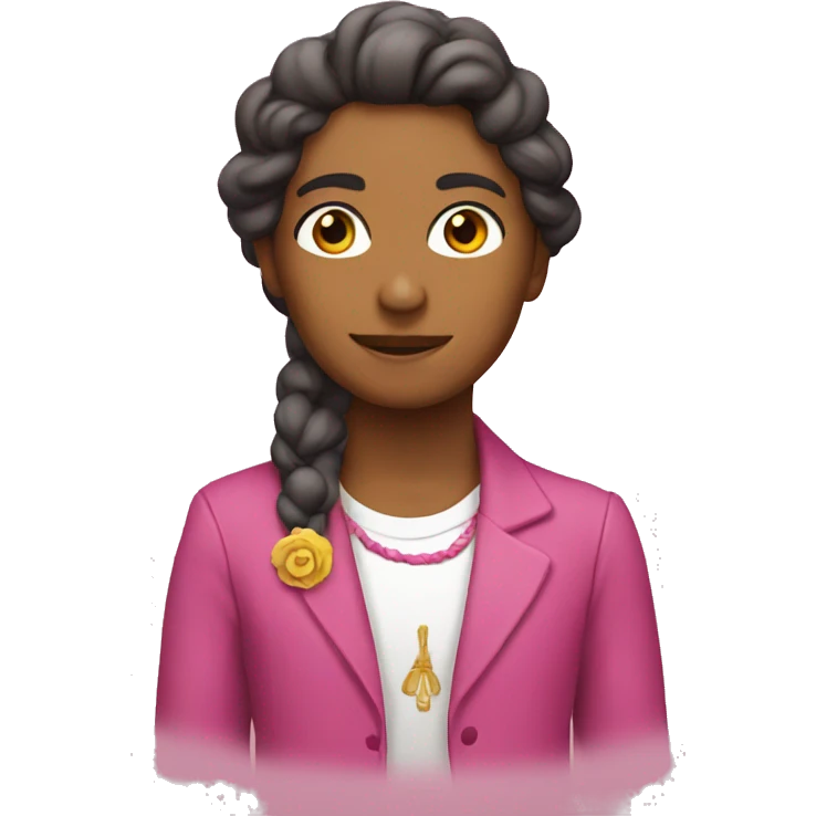 Lazo rosa emoji