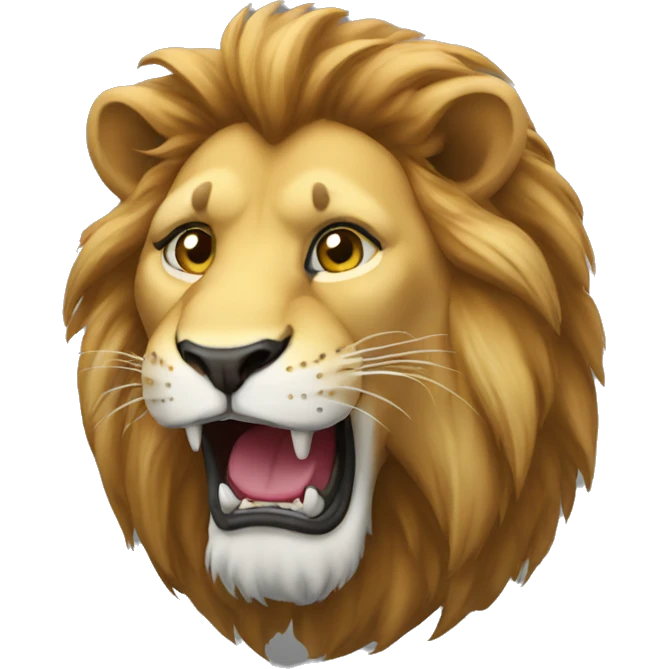 lion qui pleure emoji