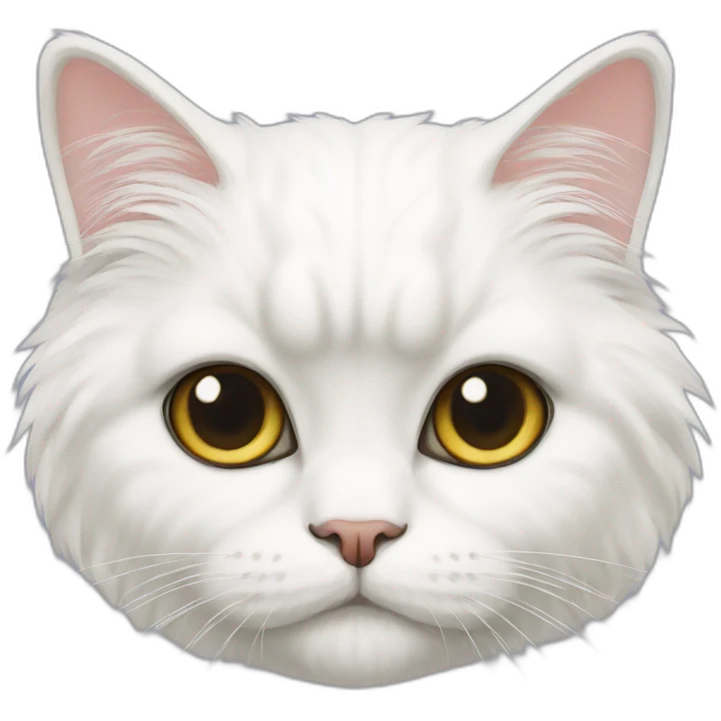 white persian cat emoji