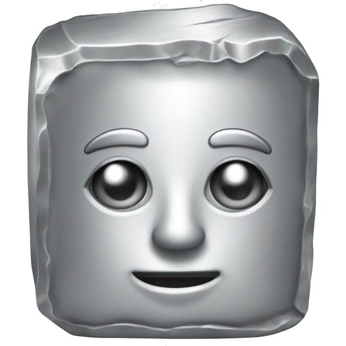 Silver bullion emoji