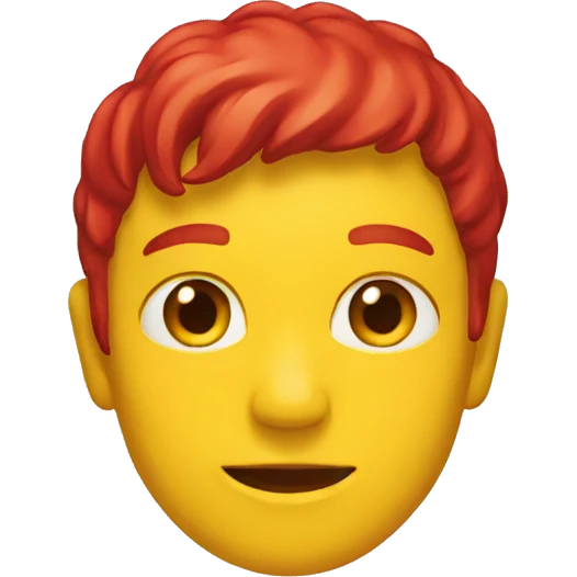 Red and yellow colour  emoji