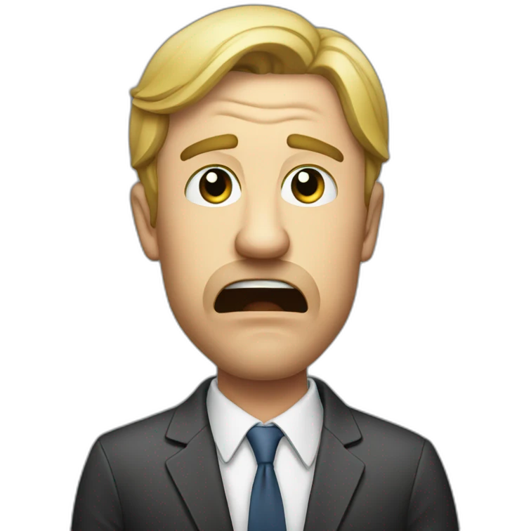 Chris Walsh telling a client to piss off emoji