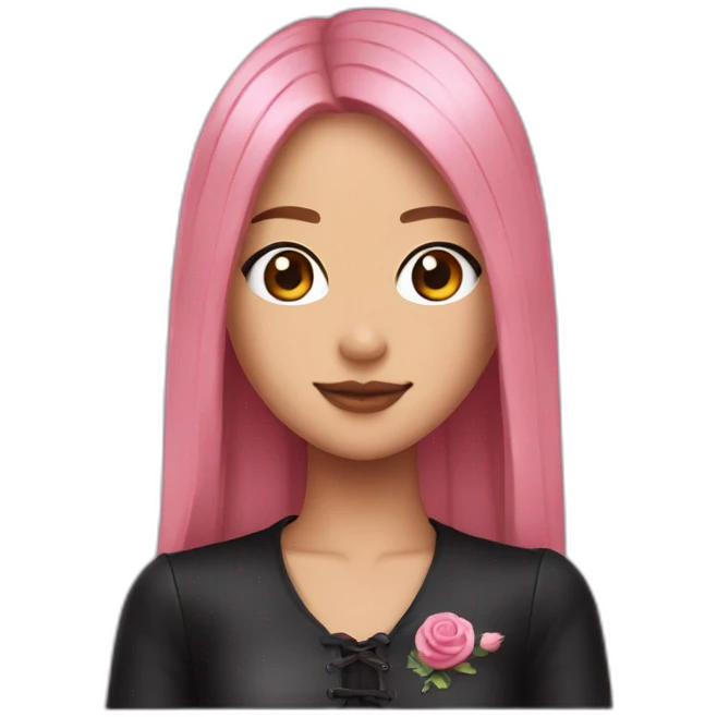 Rosè de blackpink emoji