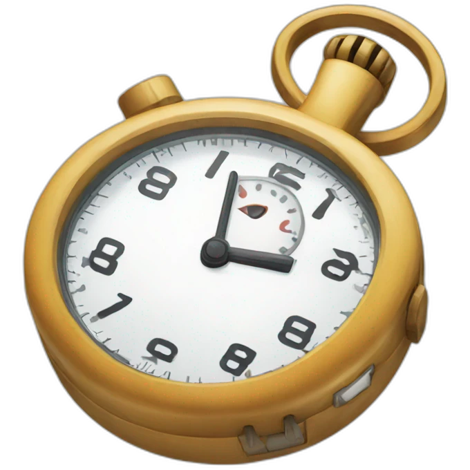 Stop watch anime emoji