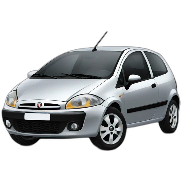 fiat punto silver emoji