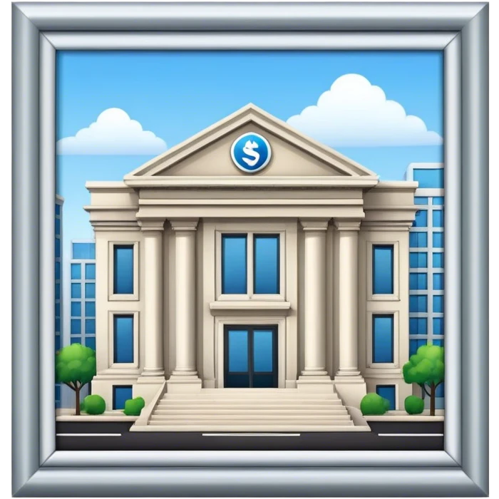 bank building emoji