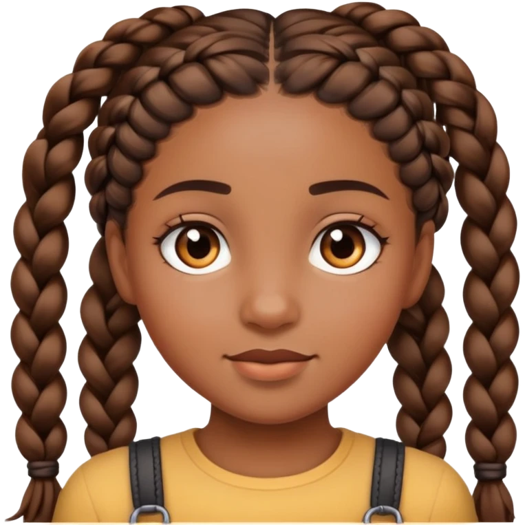 Girl Getting braids emoji