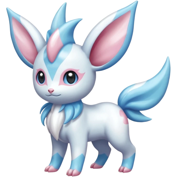 Shiny Whitish Pastel Faerie-Fae-Primarina-Palkia-Diancie-Absol-Sylveon-Espurr-Minccino-fusion  emoji