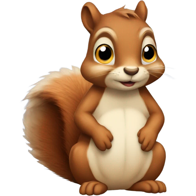 a squirrel that’s sad emoji