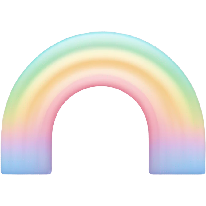 Pastel rainbow  emoji